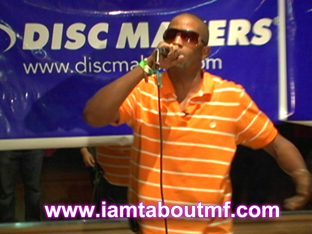 Tabou TMF aka Undefinable One performing live on stage at Lafayette Grill in NYC