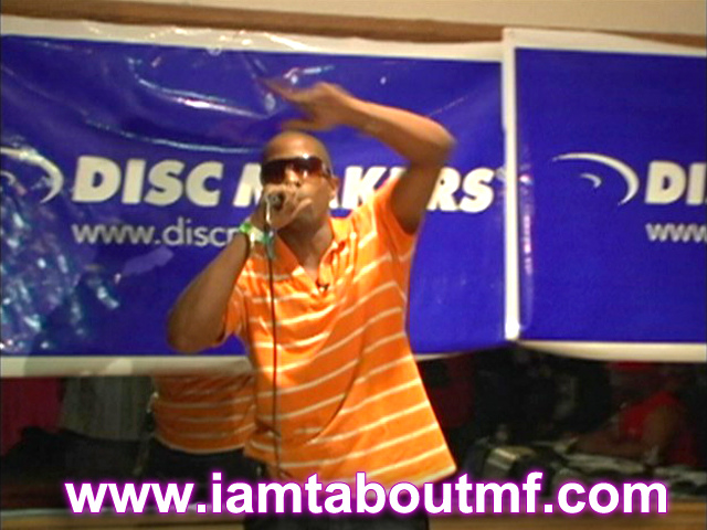 Tabou TMF aka Undefinable One performing live on stage at Lafayette Grill in NYC