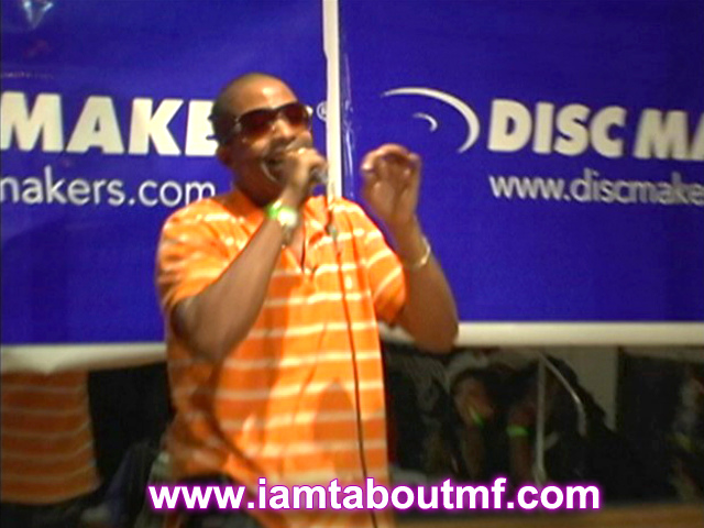 Tabou TMF aka Undefinable One performing live on stage at Lafayette Grill in NYC
