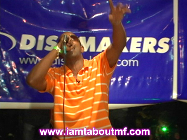 Tabou TMF aka Undefinable One performing live on stage at Lafayette Grill in NYC