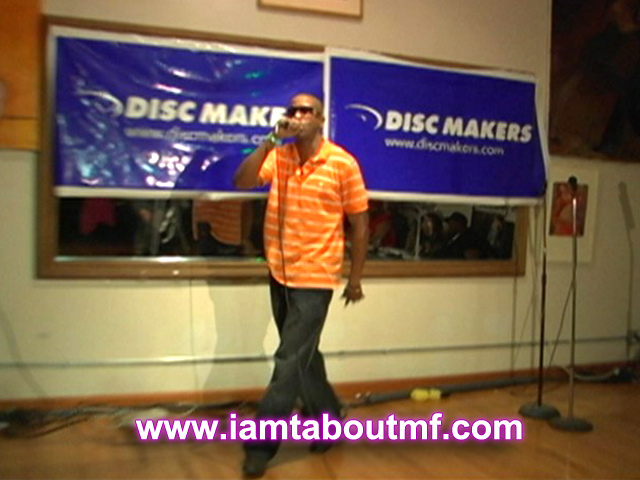 Tabou TMF aka Undefinable One performing live on stage at Lafayette Grill in NYC