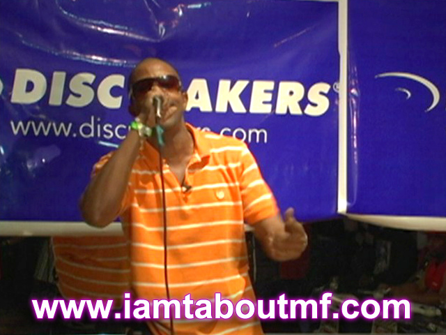Tabou TMF aka Undefinable One performing live on stage at Lafayette Grill in NYC