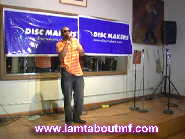 Tabou TMF aka Undefinable One performing live on stage at Lafayette Grill in NYC