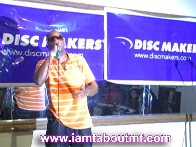 Tabou TMF aka Undefinable One performing live on stage at Lafayette Grill in NYC