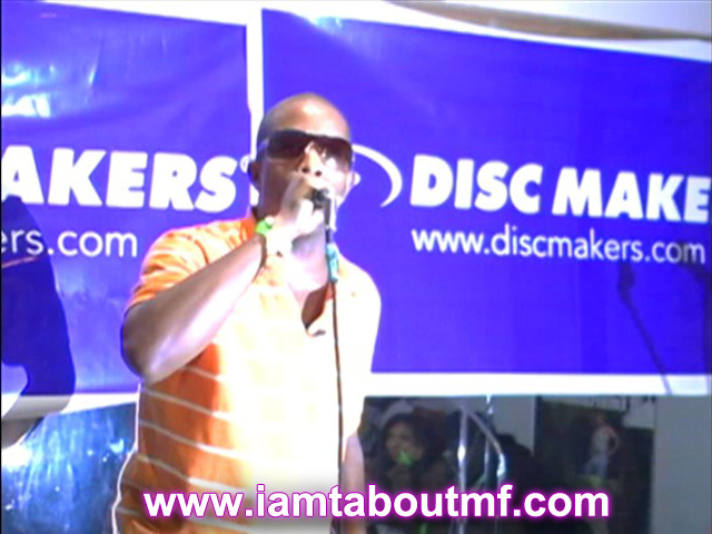 Tabou TMF aka Undefinable One performing live on stage at Lafayette Grill in NYC