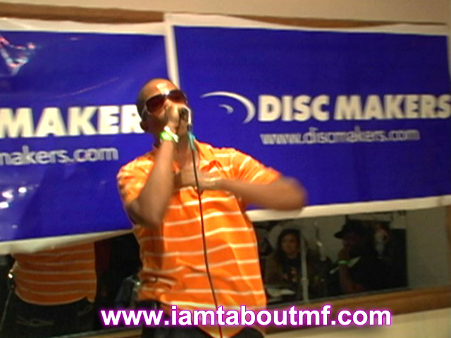 Tabou TMF aka Undefinable One performing live on stage at Lafayette Grill in NYC