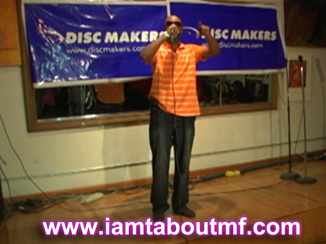 Tabou TMF aka Undefinable One performing live on stage at Lafayette Grill in NYC