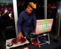 DJ Tabou TMF Spins Music At Why Hunger Cocktail Party At City Vineyard NYC
