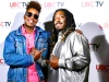 Artist & Producer Tabou TMF and Path P on the red carpet at UBCTV's Lights Of Harlem TV Show taping at TAJ Lounge in NYC - Photo by Henny Cakes